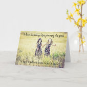 シスターラブサポートと勇気付けられるカード カード (黄色い花)