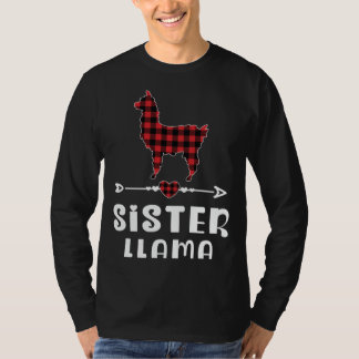 シスターラマクリスマスパジャマレッドプリドバッファローファ Tシャツ