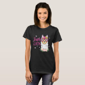 シスターラマボホフラワーズピンクハート Tシャツ (正面フル)