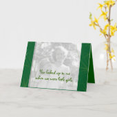 シスター写真カード カード (黄色い花)