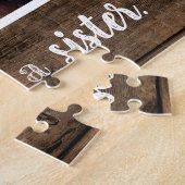 シスター写真誰もシスター・ウッドのように理解できない ジグソーパズル (側面)