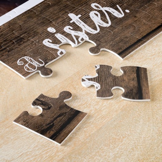 シスター写真誰もシスター・ウッドのように理解できない ジグソーパズル (側面)