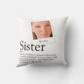 シスター定義のモダン写真 クッション (裏面)