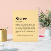 シスター定義：最高の Friend、Confidente アクリルサイン (ウェディング)