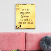 シスター引用文 キャンバスプリント (インサイチュ (リビング))