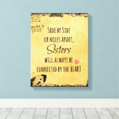 シスター引用文 キャンバスプリント (インサイチュ (ウッドフロア))