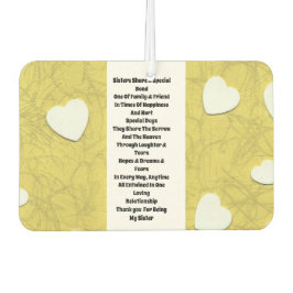 シスター感動的 カーエアーフレッシュナー