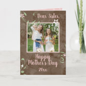 シスター春スプラウツおばあちゃんの日の写真 カード (正面)