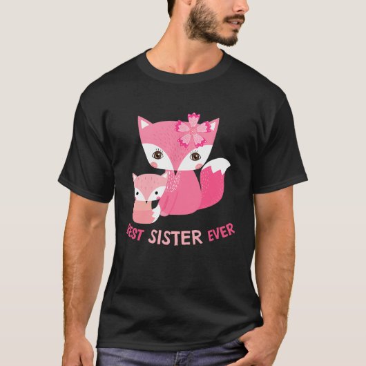 シスター最高のエバーカワイイキツネ Tシャツ (正面)