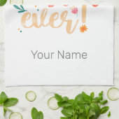 シスター最高のエバーフローラヴィンテージガールズレトロデザイン キッチンタオル (折り畳み)