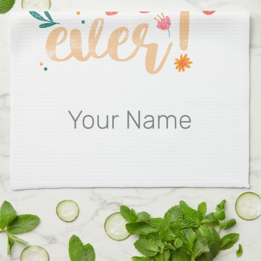 シスター最高のエバーフローラヴィンテージガールズレトロデザイン キッチンタオル (折り畳み)