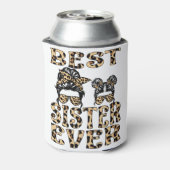 シスター最高のエバーレオパード母の日 缶クーラー (缶裏面)
