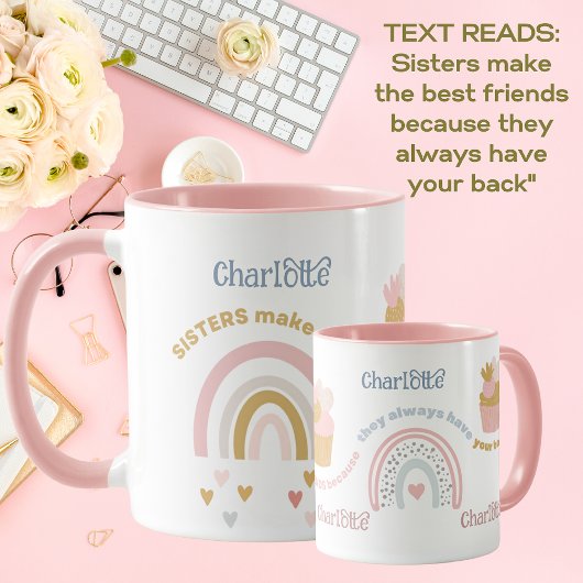 シスター最高のギフト – 友達はいつも背中を持つM マグカップ