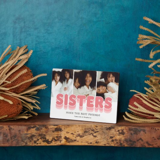 シスター最高のズフレンズ写真コラージプラーク フォトプラーク (側面)