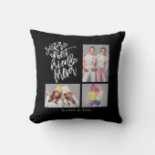 シスター最高のズ・フレンズ永遠スクリプトブラック3写真 クッション (正面)