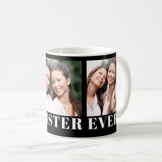 シスター最高のフォトコラージュ コーヒーマグカップ (正面右)