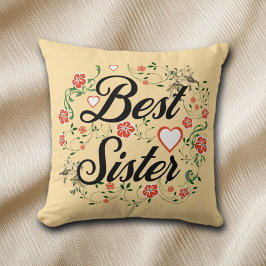シスター最高のフローラエレガントデザイン クッション