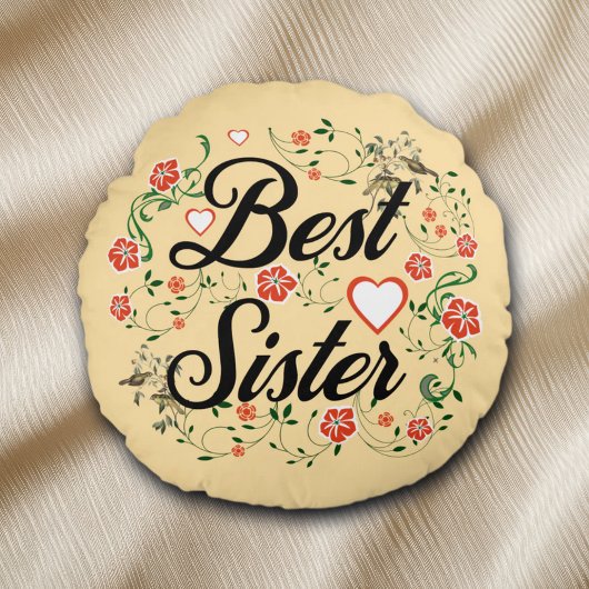 シスター最高のフローラエレガントデザイン ラウンドクッション