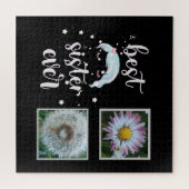 シスター最高の写真テンプレート ジグソーパズル (横)