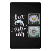 シスター最高の写真テンプレート ミニクリップボード (裏面)