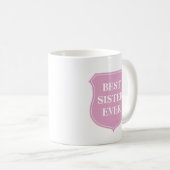 シスター最高の・エバーコーヒーの兄弟姉妹用マグ コーヒーマグカップ (正面右)