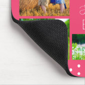 シスター最高の・エバーピンク写真コラージュ マウスパッド (コーナー)