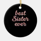 シスター最高の・エバーマザーデイギフト セラミックオーナメント (正面)