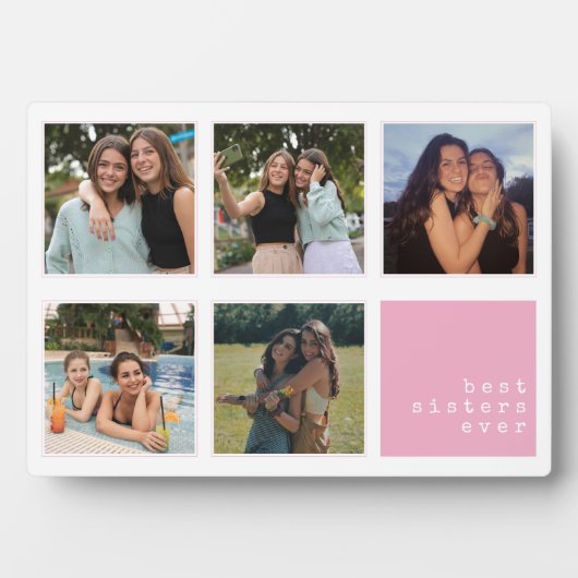 シスター最高の・エバー |コラージュモダン フォトプラーク (正面)