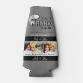 シスター最高の、モノグラカスタムム:白黒テーマ ボトルクーラー (正面)