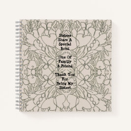 シスター気持ち抽象芸術ノート ノートブック