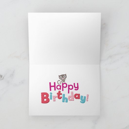 シスター猫 カード (内部)