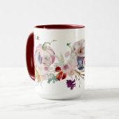 シスター素晴らしマグ – 秋かぼちゃイチジク花 マグカップ (正面左)