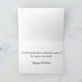 シスター親愛ハッピーバースデー カード (内部)