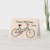 シスター誕生日は自転車を願う、サイクリングサイクリング カード (正面)