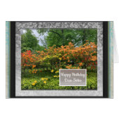 シスター誕生日カードの写真 (正面横)