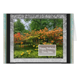 シスター誕生日カードの写真