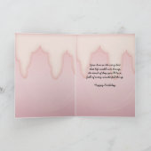 シスター誕生日カード – 財布の中のかわいいブルドッグ – P カード (内部)