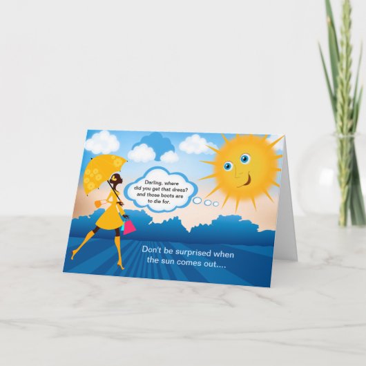 シスター誕生日カード – Bringing Out 最高の The カード (正面)