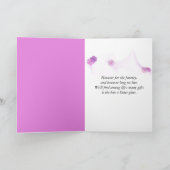 シスター誕生日テディベア カード (内部)