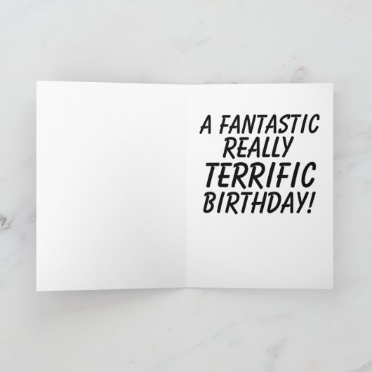 シスター誕生日ドナルドトランプおもしろいカード シーズンカード (内部)