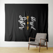 シスター賛美シャツガールズファミリーサンクスギヴィ タペストリー (インサイチュ(横))