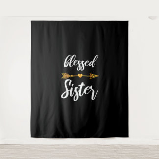 シスター賛美シャツガールズファミリーサンクスギヴィ タペストリー