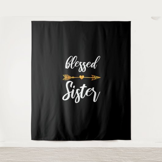 シスター賛美シャツガールズファミリーサンクスギヴィ タペストリー (正面)