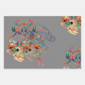 シスター風変わりラッピング紙フラットシートセット3 ラッピングペーパーシート (正面2)