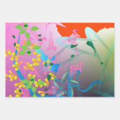 シスター風変わりラッピング紙フラットシートセット3 ラッピングペーパーシート (正面)