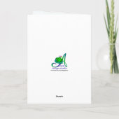 シスター19誕生日バタフライガーデンカード カード (裏面)