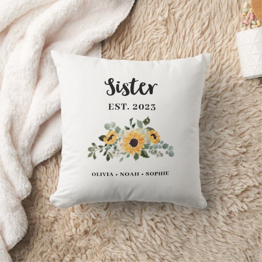 シスター |かわいらしひま素朴わ花 クッション (ブランケット)