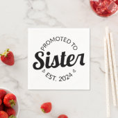 シスター・エストに昇格。2024 I スタンダードカクテルナプキン (インサイチュ)