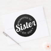 シスター・エストに昇格。2024 I ラウンドシール (封筒)