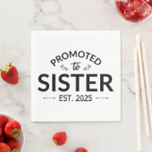 シスター・エストに昇格。2025 II スタンダードランチョンナプキン (インサイチュ)